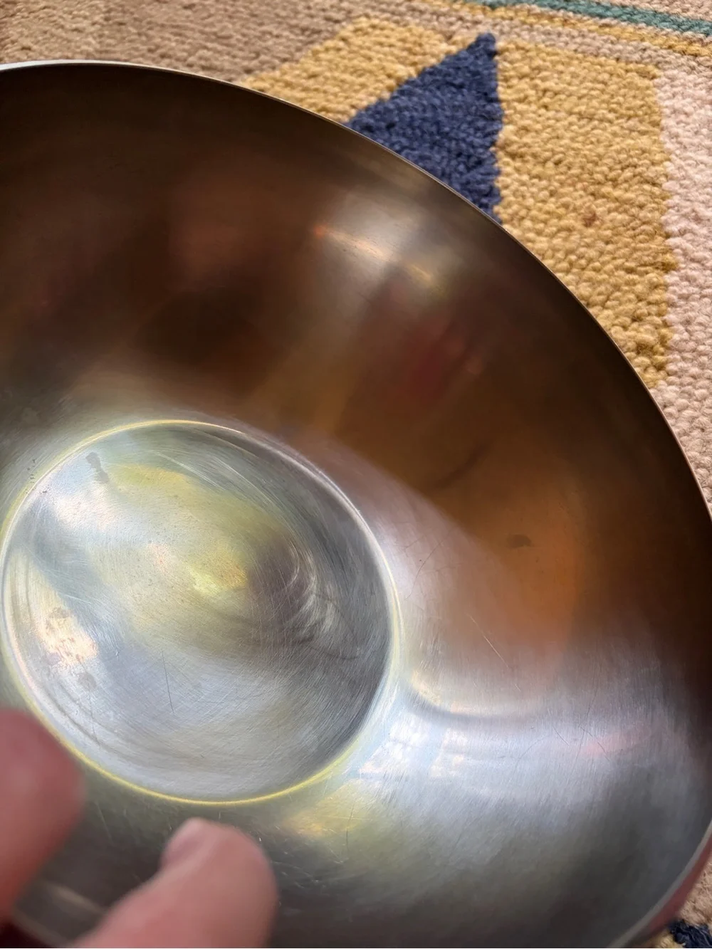 Vintage rare Alessi Italia Inox 18/10 stainless steel bowl. Designer. Gorgeous - Picture 5 of 11
